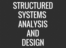 Structured Systems Analysis and Design
